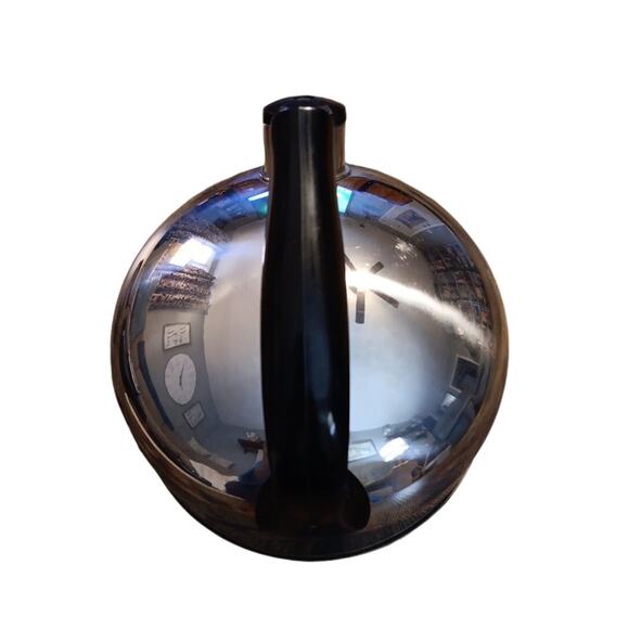 Revere Ware Stainless Steel Whistling Tea Kettle Pot Copper Bottom 88-C Vintage - Picture 5 of 6